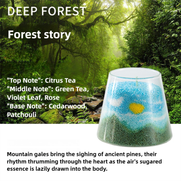 Creative Gift DIY Scented sand Candle Set - 4 Nature-Inspired Scents - Image 3