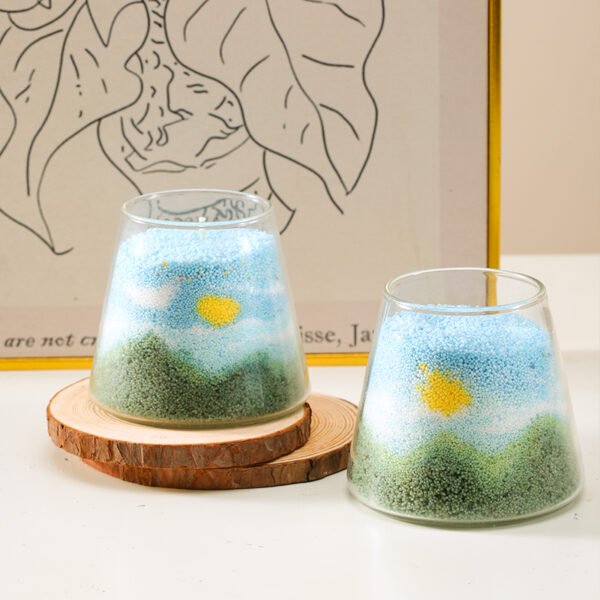 Creative Gift DIY Scented sand Candle Set - 4 Nature-Inspired Scents